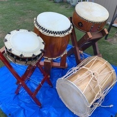 和太鼓（締め太鼓、宮太鼓、桶太鼓＋オマケ平太鼓）