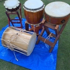 和太鼓（締め太鼓、宮太鼓、桶太鼓＋オマケ平太鼓）