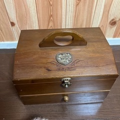 木製の裁縫箱
