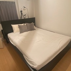 ※受付終了※IKEA クイーンベッドフレーム＋すのこ