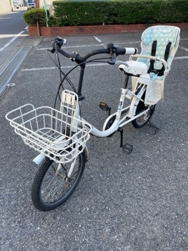チャイルドシート付き自転車