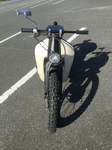 カブ カスタム 50cc 3速 - つや消しシンプル ＠福岡 