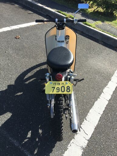 カブ カスタム 50cc 3速 - つや消しシンプル ＠福岡 