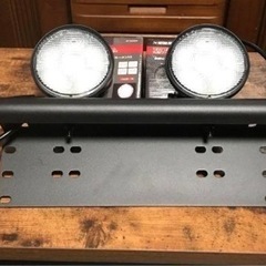 【新品 未使用】パイプバンパー 作業ライトセット
