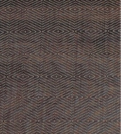 2.5畳 バンブーカーペット バンブーラグ ダークブラウン 幾何学模様