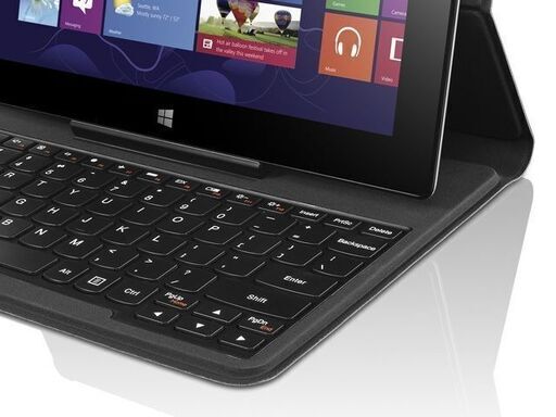 IdeaPad Miix 10 ~ノートPC風にも使えるキーボードケースが付属する