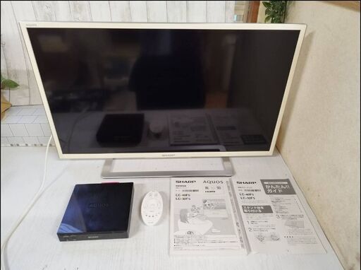 SHARP LC-32F5 液晶カラーテレビ\u0026チューナー部 2011年製