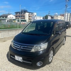 日産セレナ　純正エアロ　HKS車高調　車検残有り