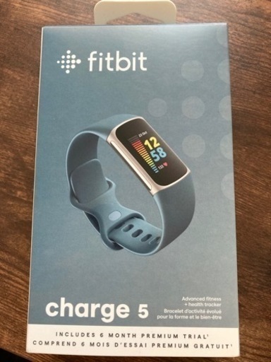 【新品】fitbit charge 5 スチールブルー