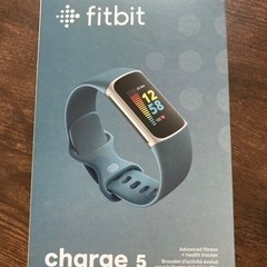 【新品】fitbit charge 5 スチールブルー