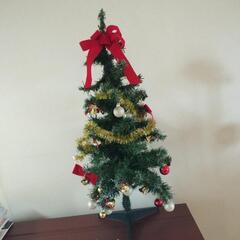 90cm クリスマスツリー 飾り付き
