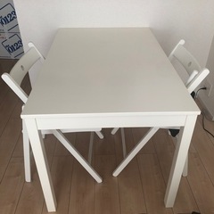 【譲り先決定】IKEA ダイニングテーブル&チェアセット