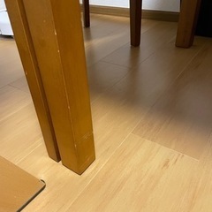 伸長式ダイニングセット　テーブル・椅子2脚