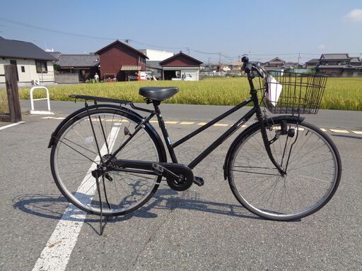 affiche 黒 シングル 27インチ 婦人用 軽快車 (147)