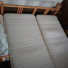 IKEAのベッド　ニトリのマットレス