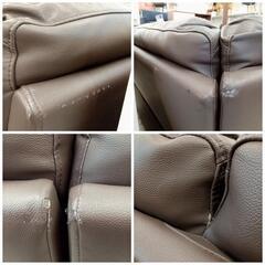 ★値下げしました❗【ニトリ】革　カウチソファー　コーナーソファー　💳自社配送時🌟代引き可💳※現金、クレジット、スマホ決済対応※   　