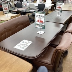 KJ-10【新入荷　アウトレット】ベンチダイニング4点セット　ブラウン