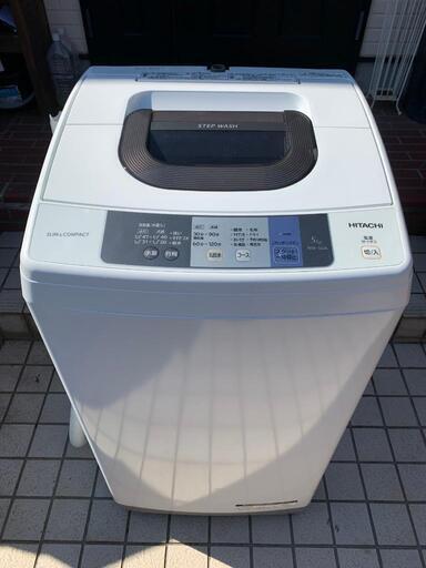 日立全自動洗濯機(NW-50A)　2016年製