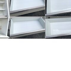 JM16187)《株式会社シギヤマ家具工業/株式会社サンモア》 食器棚 1点 ★上下分離可能★ カラー：ホワイト ※3個のコンセント通電確認済み※ 2014年製 幅：約1205mm 高さ：約2050mm 奥行：約485mm 中古品【取りに来られる方限定】