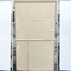 JM16187)《株式会社シギヤマ家具工業/株式会社サンモア》 食器棚 1点 ★上下分離可能★ カラー：ホワイト ※3個のコンセント通電確認済み※ 2014年製 幅：約1205mm 高さ：約2050mm 奥行：約485mm 中古品【取りに来られる方限定】