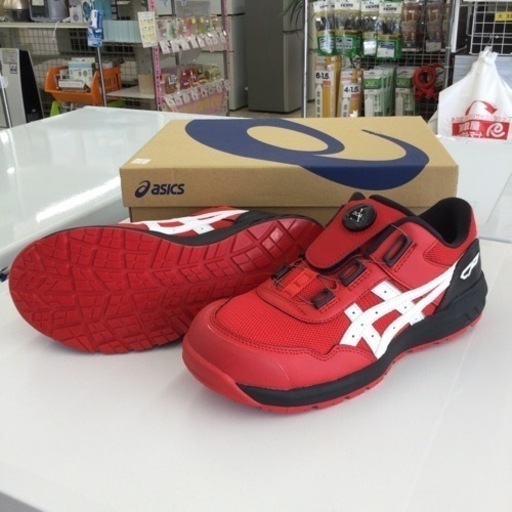 【✨新品❗️未使用❗️✨安全靴❗️✨レッド❗️✨】定価¥12,950  ASICS/アシックス  安全靴 26㎝  1271A029-602  BOA  プロテクティブスニーカー  ローカット  レッド  作業靴