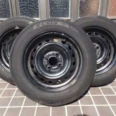 タイヤ＆ 鉄ホイール　セット3本　165/70R14 ヨコハマ　...