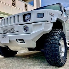 FULL WHITE オールペイント　ハマーh2 HUMMER ...