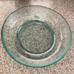 【引渡し済】スペイン製ガラスの水盤直径30.5