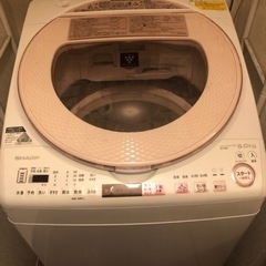SHARP (シャープ) 縦型洗濯乾燥機 8.0kg ES…