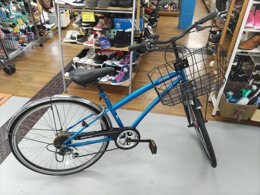 J039  使用感有り  軽快自転車  REGAFFInO  6段変速  26インチ