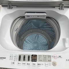 #6456 Hisense 洗濯機　5.5kg HW-E5504 2022年製