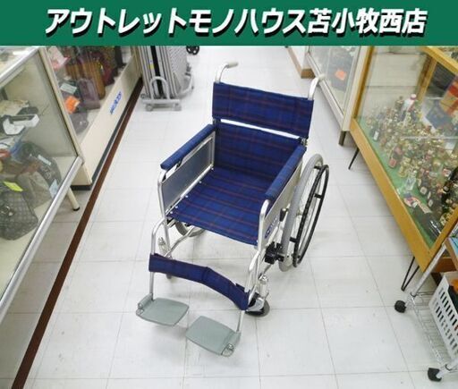 車いす 自走式 NISSIN NA-111A ハンドブレーキ 折り畳み  コンパクト 介護 車イス 苫小牧西店