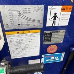 小松ピッキングフォークリフト