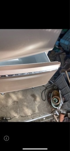 配送 まだまだ新しい冷蔵庫 