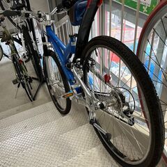 GIANT マウンテンバイク MTB 自転車 GIANT MILD SEVEN 26インチ 変速あり Mサイズフレーム 42センチ ブルー【ユーズドユーズ名古屋天白店】J2122