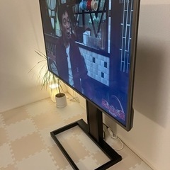 液晶テレビ（49インチ）テレビ台セット@取りに乗れる方限定