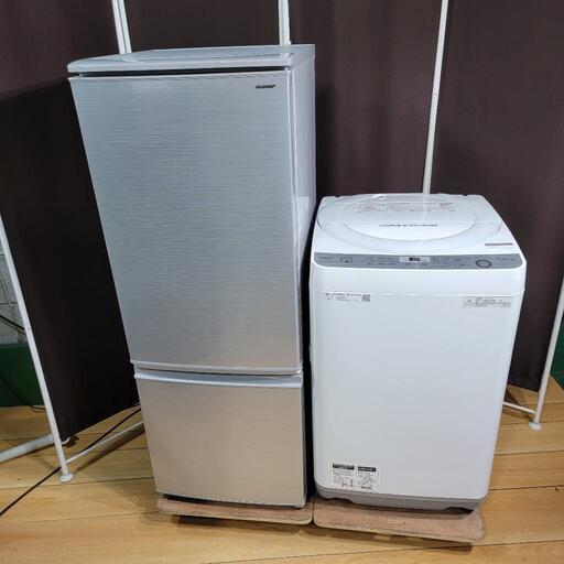 ‍♂️h1103売約済み‼️設置まで無料‼️高年式2018年製✨SHARP 家電セット