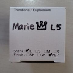 トロンボーンマウスピース Willie's Marie L5 ピンクゴールド 美品