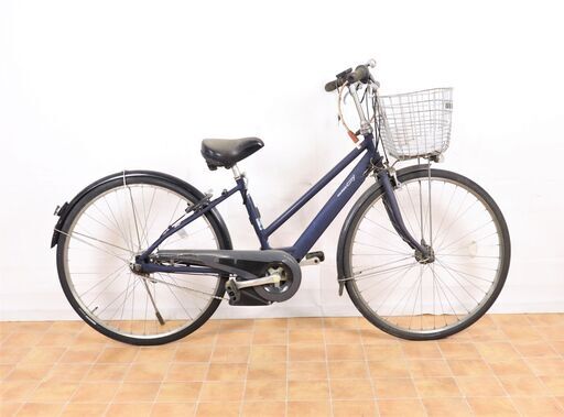 H92 YAMAHA PAS CITY ヤマハ パスシティ 電動アシスト自転車 27インチ 5段変速 カゴ付き