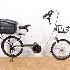 R94 rootone ルートワン MIRACLE LAB P-702-F3L 自転車 20インチ 3段変速 カゴ付き