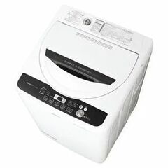 シャープ製洗濯機　2016年製　洗濯4.5kg/乾燥2.2…