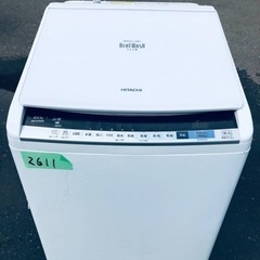 ④✨2017年製✨2611番 日立✨電気洗濯乾燥機✨BW-DV8...