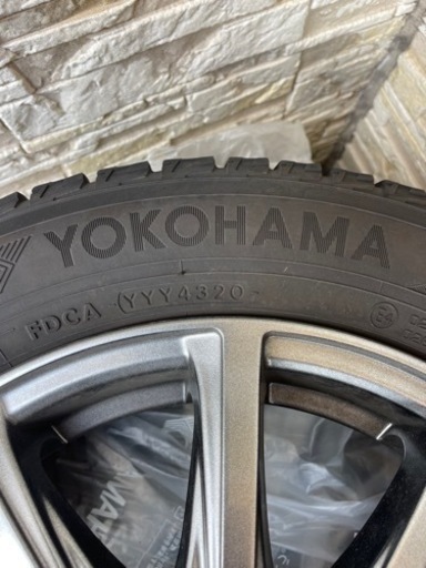 工場 ヨコハマスタッドレス4本アルミセット