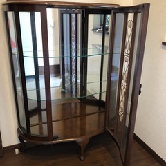 引取のみ　セミアンティーク飾り棚