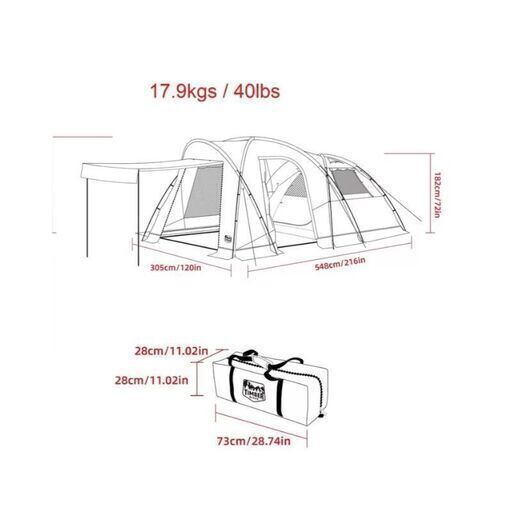 ティンバーリッジ 6人用テント C2209096 | www.debbiejorde.com