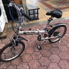 折りたたみ　自転車　サスペンション付き　6段変速