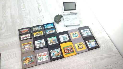 【決まりました】Nintendo/ニンテンドー GAME BOY ADVANCE SP/ゲーム ボーイ アドバンス シルバー 本体 ソフト まとめ 【AGS-001】