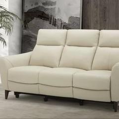 【店頭引き取り限定】Gilman Creek Furniture 電動 革製リクライニングソファ