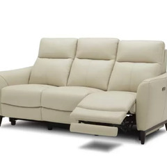 【店頭引き取り限定】Gilman Creek Furniture 電動 革製リクライニングソファ