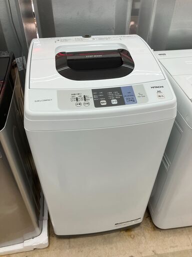 5㎏ 洗濯機 NW-508 2018 HITACHI No.3787● ※現金、クレジット、スマホ決済対応※